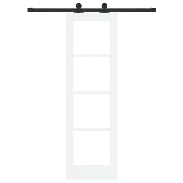 Liukuovi ORKDAL Valkoinen 61 x 198,5 cm Täysi mänty ja lasi