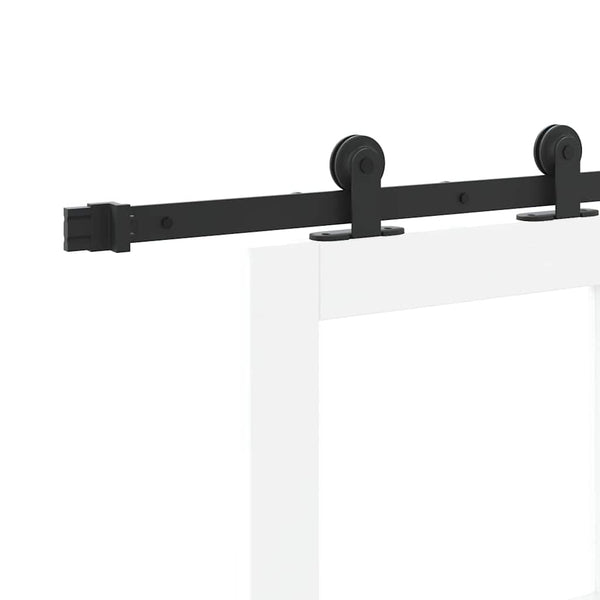 Liukuovi ORKDAL Valkoinen 83 x 202 cm Täysi mänty ja lasi