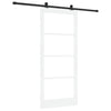 Liukuovi ORKDAL Valkoinen 93 x 211 cm Täysi mänty ja lasi