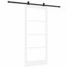 Liukuovi ORKDAL Valkoinen 93 x 211 cm Täysi mänty ja lasi
