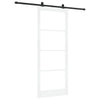 Liukuovi ORKDAL Valkoinen 93 x 232 cm Täysi mänty ja lasi