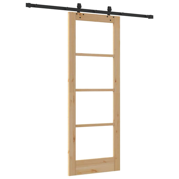 Liukuovi ORKDAL 73,5 x 198,5 cm Täysi mänty ja lasi