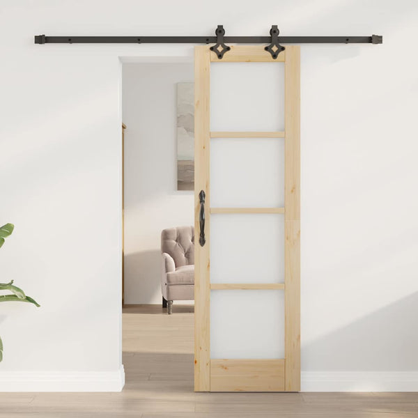 Liukuovi ORKDAL 61 x 198,5 cm Täysi mänty ja lasi