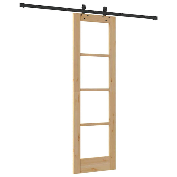 Liukuovi ORKDAL 61 x 198,5 cm Täysi mänty ja lasi