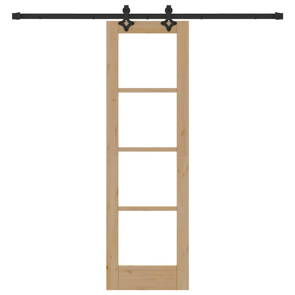 Liukuovi ORKDAL 61 x 198,5 cm Täysi mänty ja lasi