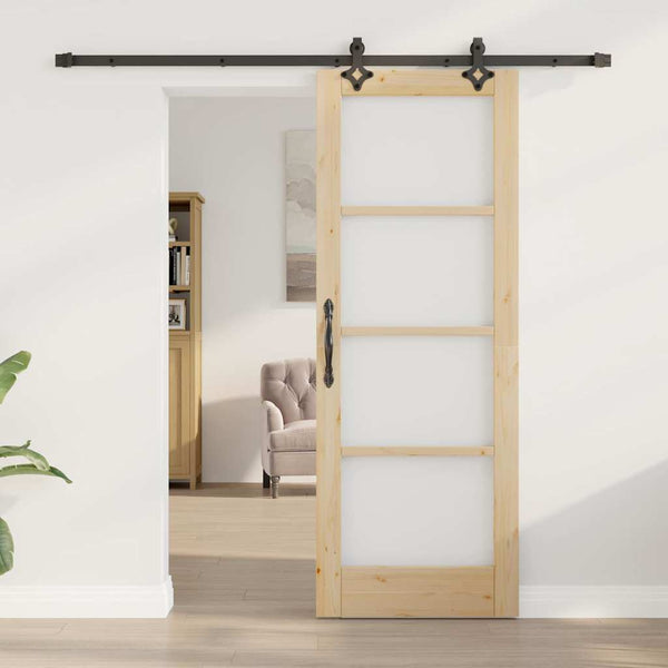Liukuovi ORKDAL 73,5 x 198,5 cm Täysi mänty ja lasi