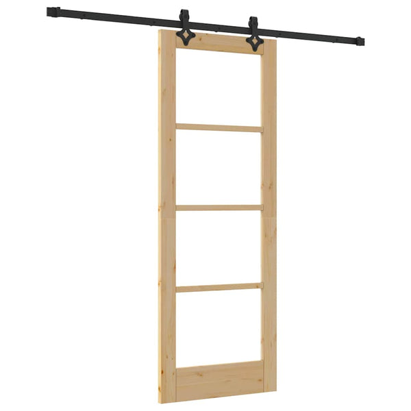 Liukuovi ORKDAL 73,5 x 198,5 cm Täysi mänty ja lasi