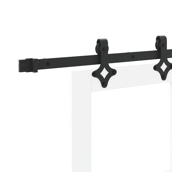 Liukuovi Valkoinen 83 x 211 cm Täysi mänty ja lasi