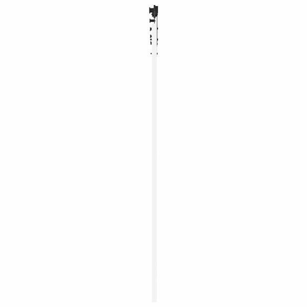 Liukuovi 93 x 211 cm Täysi mänty ja lasi Valkoinen