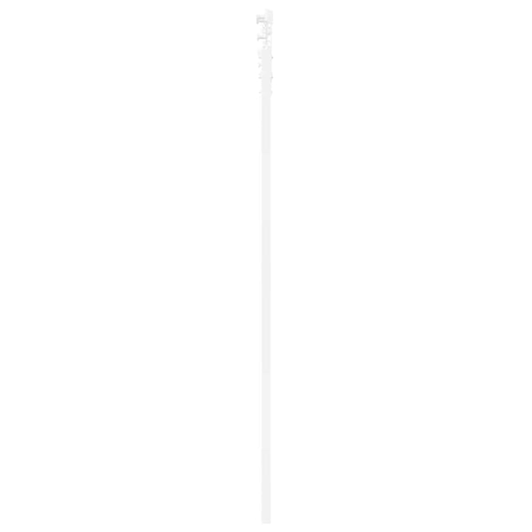 Liukuovi 61 x 198,5 cm Täysi mänty ja lasi Valkoinen