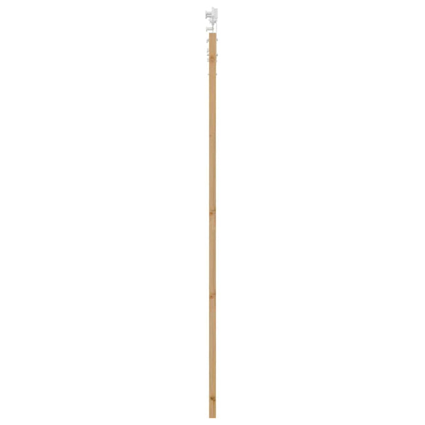 Liukuovi 93 x 211 cm Täysi mänty ja lasi Luonnollinen