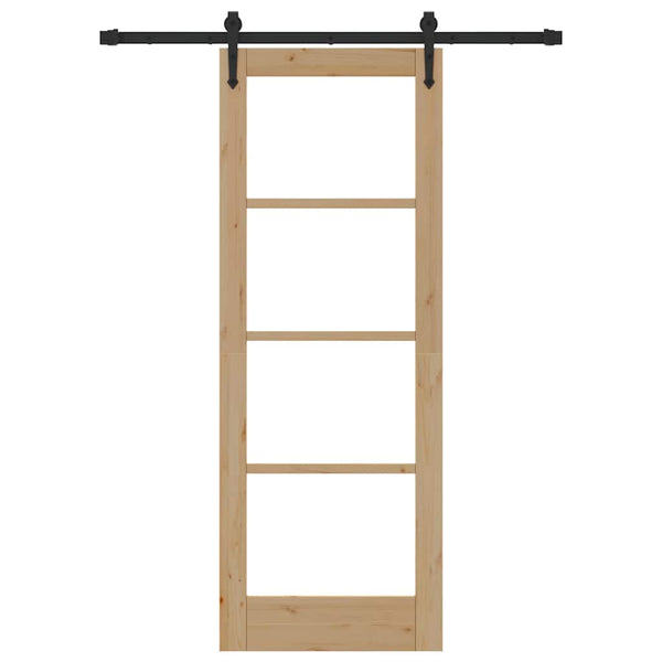 Liukuovi ORKDAL 73,5 x 198,5 cm Täysi mänty ja lasi