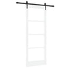 Liukuovi ORKDAL 83 x 211 cm Täysi mänty ja lasi Valkoinen