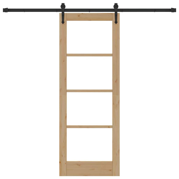 Liukuovi ORKDAL 73,5 x 198,5 cm Täysi mänty ja lasi