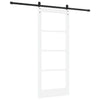 Liukuovi ORKDAL 83 x 202 cm Täysi mänty ja lasi Valkoinen