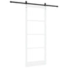 Liukuovi ORKDAL 93 x 232 cm Täysi mänty ja lasi Valkoinen