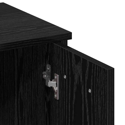 Musta meikkipöytäsarja Valleria 86.5x35x136cm (puinen)