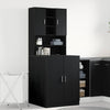 Pesukonetorni 2 pcs Musta tammi 70.5 x 71.5 x 181.5 cm