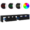 TV-kaapit 2 pcs Musta tammi 290 x 36.5 x 40 cm Tekninen puu
