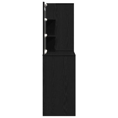 Musta tammi led meikkipöytä Watt 140x40x140cm (puinen)