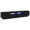 TV-tasosetti 2 pcs Musta 200 x 35 x 40 cm Tekninen puu