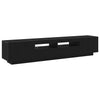 TV-tasosetti 2 pcs Musta 200 x 35 x 40 cm Tekninen puu