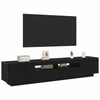 TV-tasosetti 2 pcs Musta 200 x 35 x 40 cm Tekninen puu