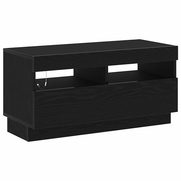 TV-tasosetti 3 pcs Musta 260 x 35 x 40 cm Tekninen puu