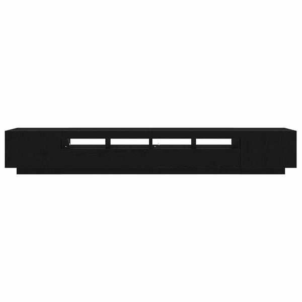 TV-tasosetti 3 pcs Musta 260 x 35 x 40 cm Tekninen puu