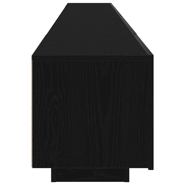 TV-tasosetti 3 pcs Musta 260 x 35 x 40 cm Tekninen puu