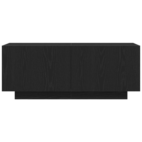 100 x 35 x 40 cm Musta tammi TV-kaappi, Tekninen puu