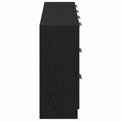 Sivupöytä Musta tammi. 180 x 30 x 70 cm Tekninen puu