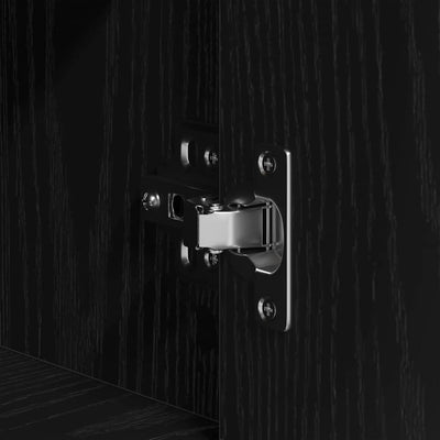 Sivupöytä Musta tammi. 240 x 33 x 70 cm Tekninen puu