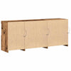 LED-pöytätaso Vanha puu 162 x 37 x 67 cm Tekninen puu