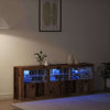 LED-pöytätaso Vanha Puu 181 x 37 x 67 cm Tekninen puu