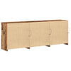 LED-pöytätaso Vanha Puu 181 x 37 x 67 cm Tekninen puu