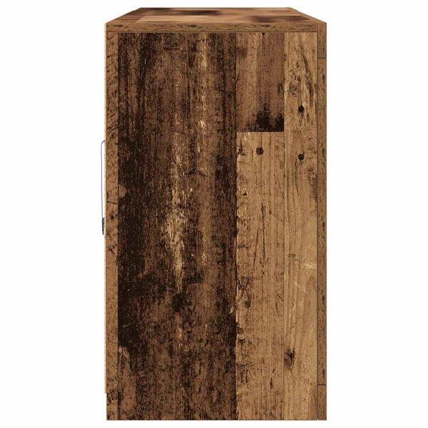 LED-pöytätaso Vanha Puu 181 x 37 x 67 cm Tekninen puu