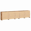 LED-pöytätaso Vanha puu 283 x 37 x 67 cm Tekninen puu