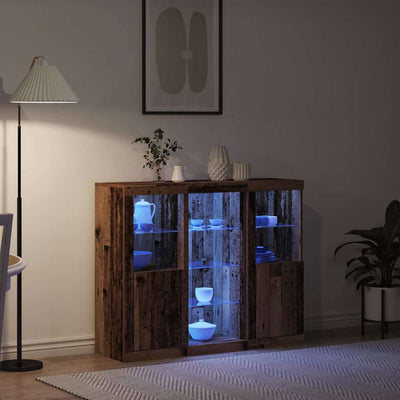 Sivupöytä Vanha puu 123 x 37 x 100 cm Tekninen puu