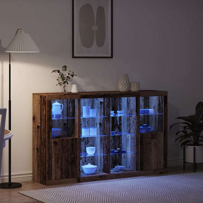 Sivupöytä Vanha puu 163 x 37 x 100 cm Tekninen puu