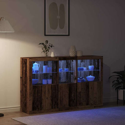 Sivupöytä Vanha puu 162 x 37 x 100 cm Tekninen puu