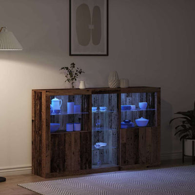 Sivupöytä Vanha puu 162 x 37 x 100 cm Tekninen puu