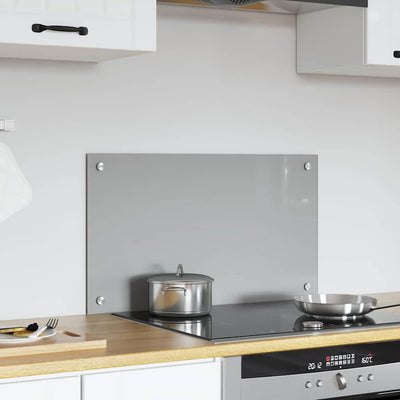 Vaaleanharmaa keittiön suojapaneeli Persephona 70x40x0.6cm