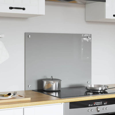 Vaaleanharmaa keittiön suojapaneeli Godza 70x50x0.6cm