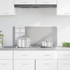 Vaaleanharmaa keittiön suojapaneeli Fabrian 90x40x0.6cm
