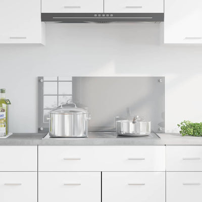 Vaaleanharmaa keittiön suojapaneeli Fabrian 90x40x0.6cm