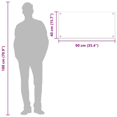 Vaaleanharmaa keittiön suojapaneeli Fabrian 90x40x0.6cm