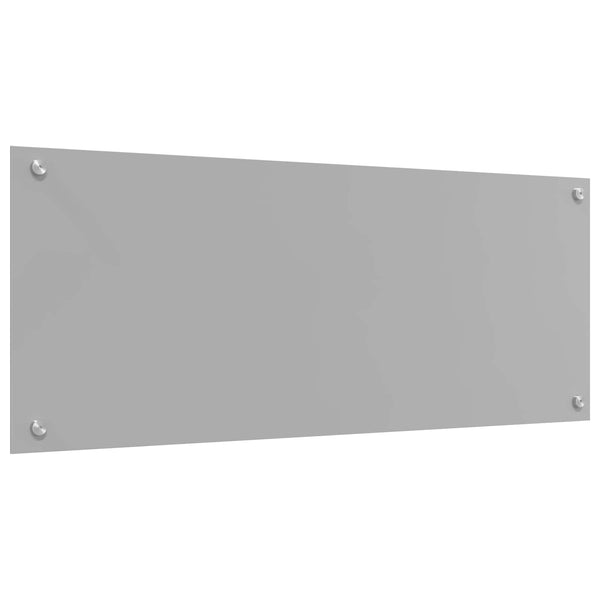 Keittiön välitila Vaaleanharmaa 100 x 40 cm karkaistu lasi