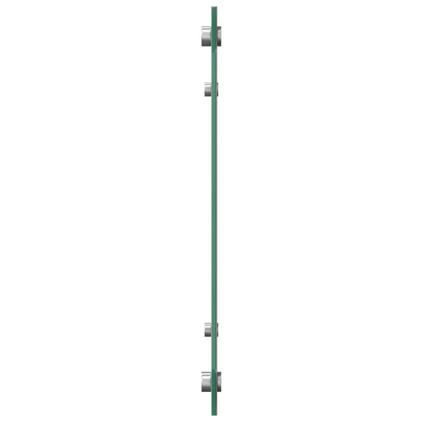 Keittiön välitila Vaaleanharmaa 100 x 40 cm karkaistu lasi