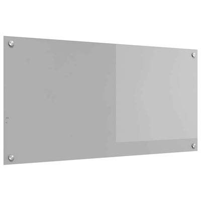 Vaaleanharmaa keittiön suojapaneeli Plesoiu 100x50x0.6cm